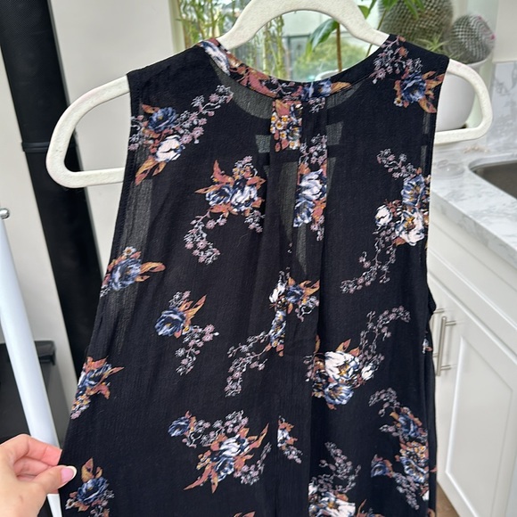 Free People Floral Tree Swing Tunic Dress with Keyhole Neckline - Picture 6 of 8